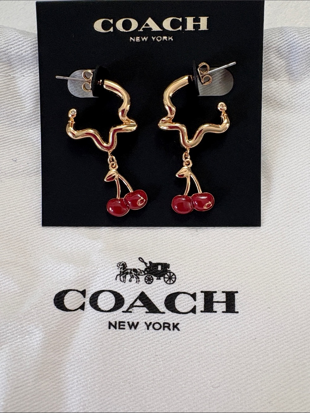 Coach Cherry Earrings
